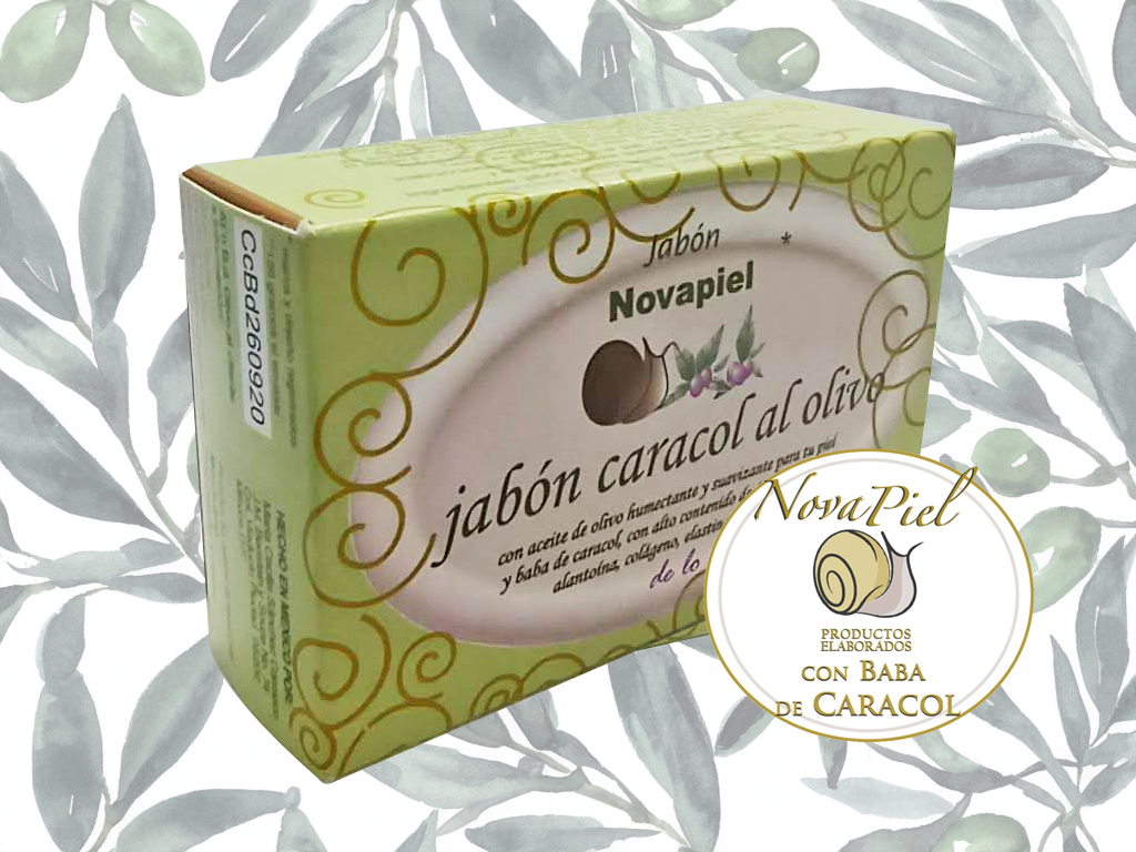 Jabón de baba de caracol al olivo NOVA PIEL